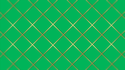 Abstract luxury backgrounds geometric square shape with golden metallic strip. Seamless minimal Background