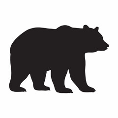 Fototapeta premium Bear Silhouette