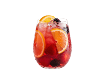 refreshing rose sangria punch