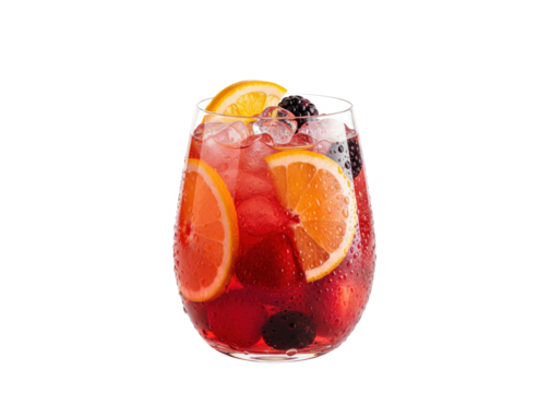 refreshing rose sangria punch