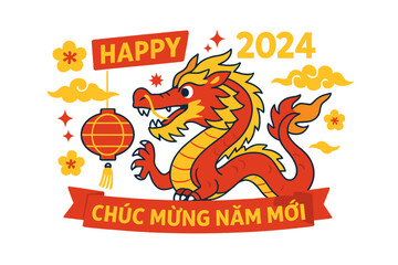 The Vietnamese new year of the dragon in 2024 is a time to wish everyone a happy new year