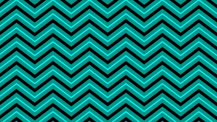 Cyan simple zig-zag pattern seamless background moving upward, loopable background