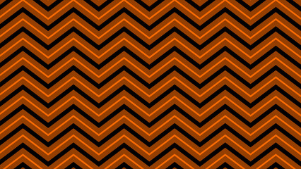 Orange simple zig-zag pattern seamless background moving upward, loopable background