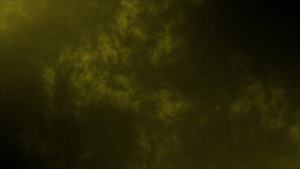 dark glossy and shiny Yellow smoke cloud background, simple professional and corporate smoke background
