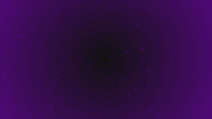 Simple Purple particles rotating over dark minimal particles background