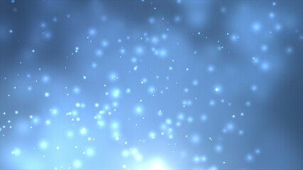 Royal blue glowing Particles on white Background. Glitter Particles and Shiny Particles background