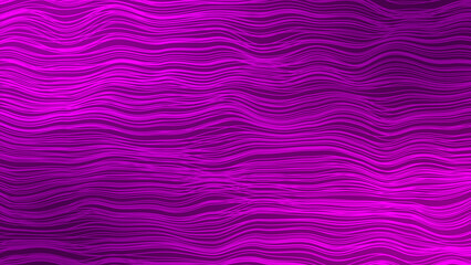 Abstract Pink color horizontal moving wavy lines background, horizontal stripes minimal background