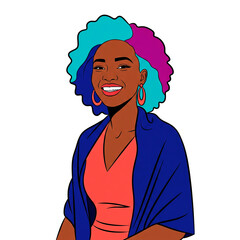 beautiful black woman