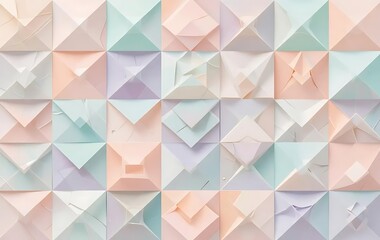 Pastel geometric pattern background texture abstract design soft color modern art wallpaper surface light shape