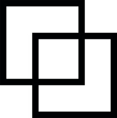 Shape combination icon isolated on white background. Pathfinder symbol modern, simple, vector, icon for website design, mobile app, ui. Vector Illustration