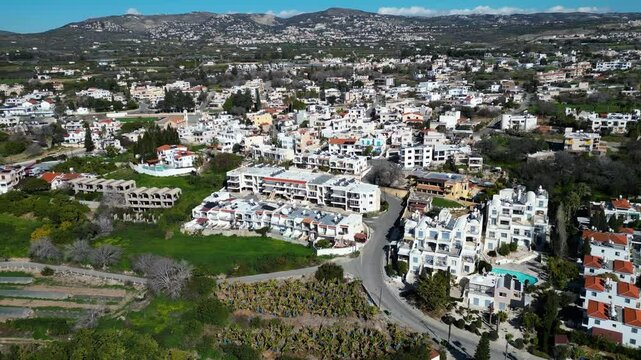 Wei&szlig;e H&auml;user auf Zypern, Limassol.