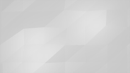 Simple and elegant moving multiple polygon shapes white minimal geometric background