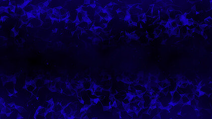 Blue plexus Abstract digital connection moving dots and lines,Technology background. Network of lines and dots background