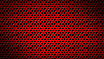 Simple Red gradient metallic grill pattern minimal geometrical background