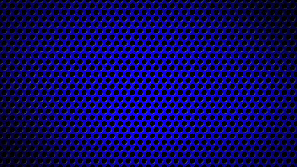 Simple Blue gradient metallic grill pattern minimal geometrical background