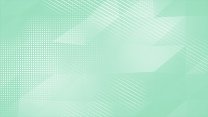 Abstract Turquoise hi-tech low poly corporate background. Multiple polygon shapes geometrical background