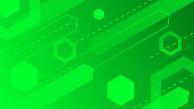 Simple and elegant multiple shape modern geometrical Green gradient background - Powered by Adobe