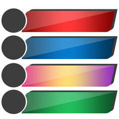 Dynamic Social Media Title Overlays &ndash; YouTube, Facebook, Instagram, WhatsApp title frame label banner transparent background