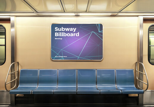 Subway Billboard Mockup 87