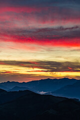 Sonnenaufgang Hochlantsch - Teichalm - Oststeiermark - Almenland