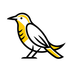 bird watching vector icon
