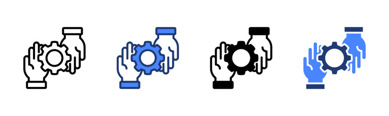 Support icon sheet multiple style collection