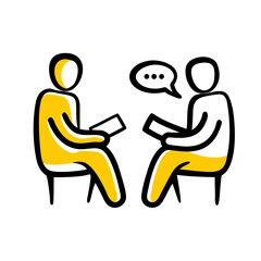counseling vector icon