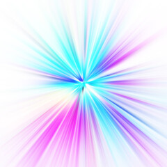 Obraz premium Colorful zoom motion effect. Abstract background. Color lines. Colored texture backdrop and banner.