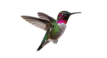 Fototapeta premium hummingbird isolated on white