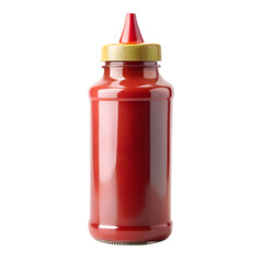 Ketchup Bottle Isolated on Transparent Background
