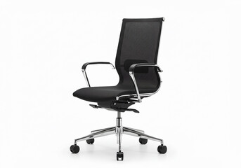 Office chair black front angle