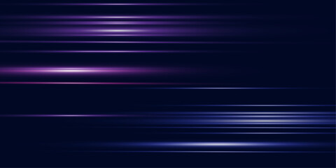 Glowing speed effect. Abstract rays of movement and speed.
