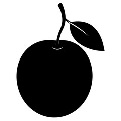 vector illustration of an apple