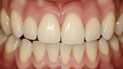 Close-up of a person's teeth