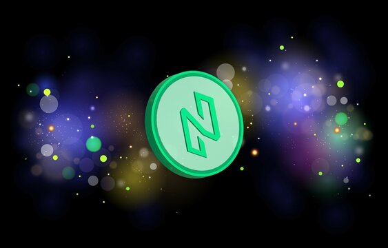 images of the nuls logo on a digital background. 3d illustrations.