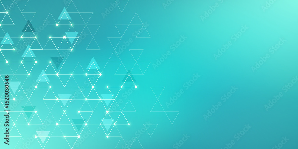 Fototapete Abstract background with a geometric pattern of triangle shapes. Graphic design element