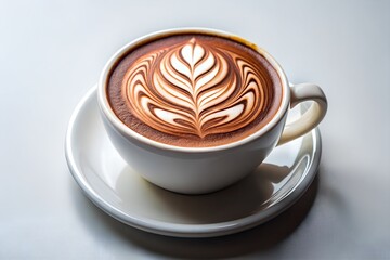 cup of coffee with chocolate