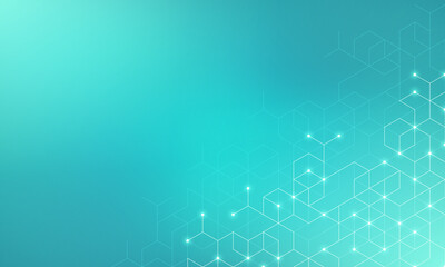 Abstract background with simple geometric figures and dots. Graphic design element and polygonal shape pattern