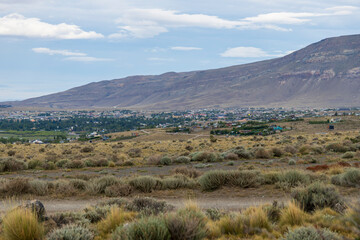 The Andes mountains from El Calafate in Santa Cruz Patagonia Argentina sunset landscape