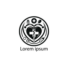 Obraz premium a medical logo design