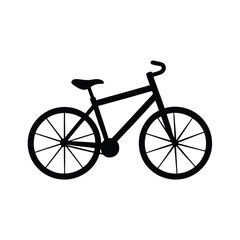 bicycle isolated on white
