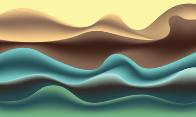 sky wave background 1