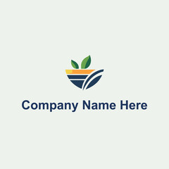 Online shopping logo design template concept for eCommerce flatform