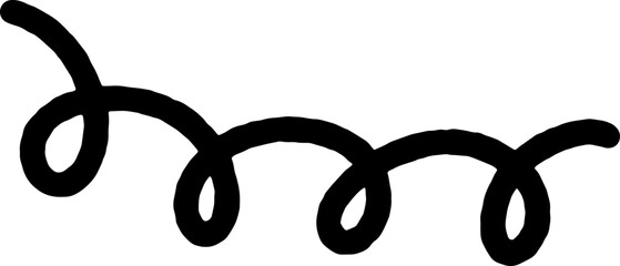 Marker Elements Texture Scratch Stroke Underlines Handdrawn