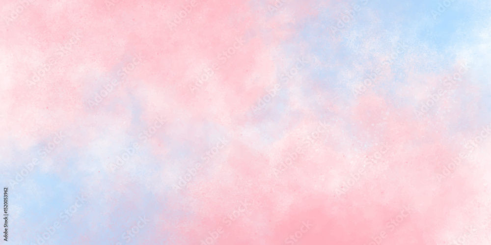 Poster blue pink grunge Textured background. Abstract soft isolated on white background Inspiring Views of Fluffy Clouds Sky Background. Bright and enjoy with the sky refreshing Clearing day and Good well.	
