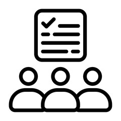 Employee Training Outline Icon