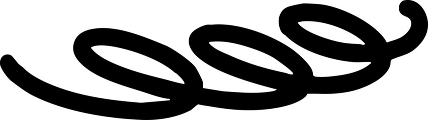 Marker Elements Texture Scratch Stroke Underlines Handdrawn