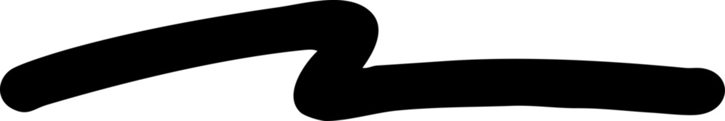 Marker Elements Texture Scratch Stroke Underlines Handdrawn