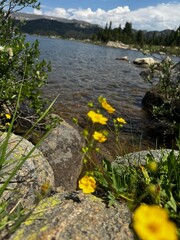 lake in the mountains