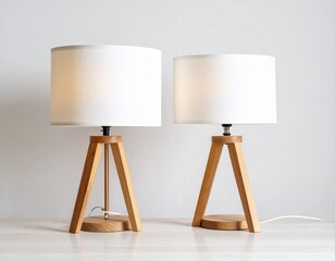 lamp on the table